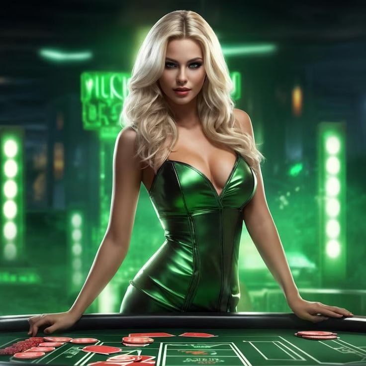 Andar Bahar card table with dealer